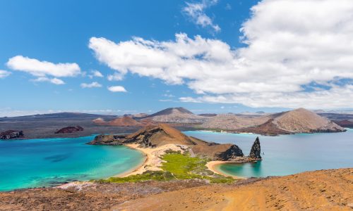 Amazing view in Bartolome Island in the Galapagos Islands, Ecuador