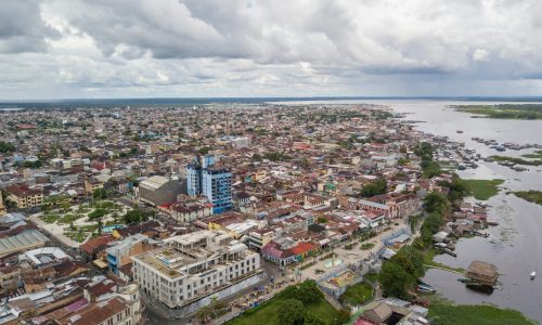 The central Amazonian city of Iquitos, Peru